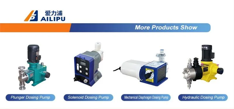 Ailipu High Operating Safety Chlorine Dosing Pump Diaphragm Metering Pumps