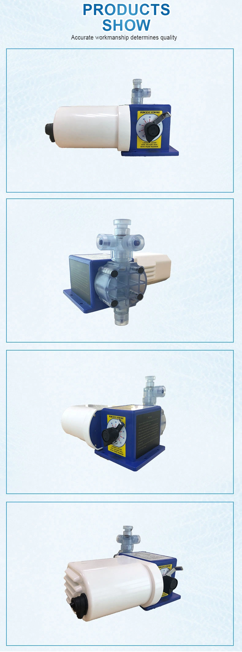 Ailipu Jm Series Manual Adjustment Diaphragm Dosing Pump for Chemical, Oil, Water