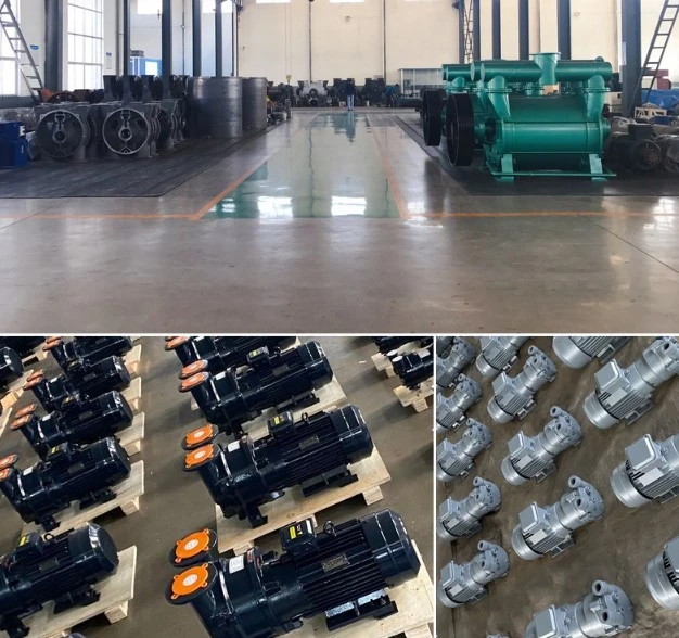 Single Double Stage Industrial AC DC Liquid Water Cooling Ring Piston Rotary Vane Dry Screw Scroll Roots Air Vakuum Vacuum Pump Replace of Kinney Klrc Kt Kmbd
