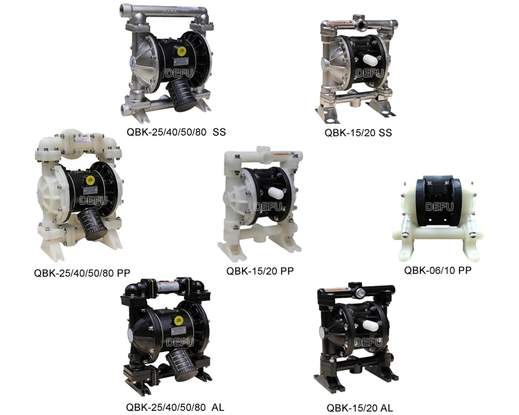 1/2 Inch 57lpm PP Air Operated Double Diaphragm Pump