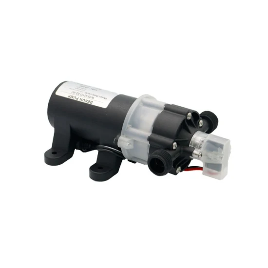 Los fabricantes suministran bomba de diafragma eléctrica en miniatura de tipo silencioso de CC bomba de agua de arranque y parada automática autocebante